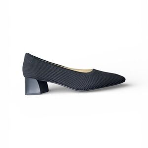 Elegant Black Women's Block Heel Shoes